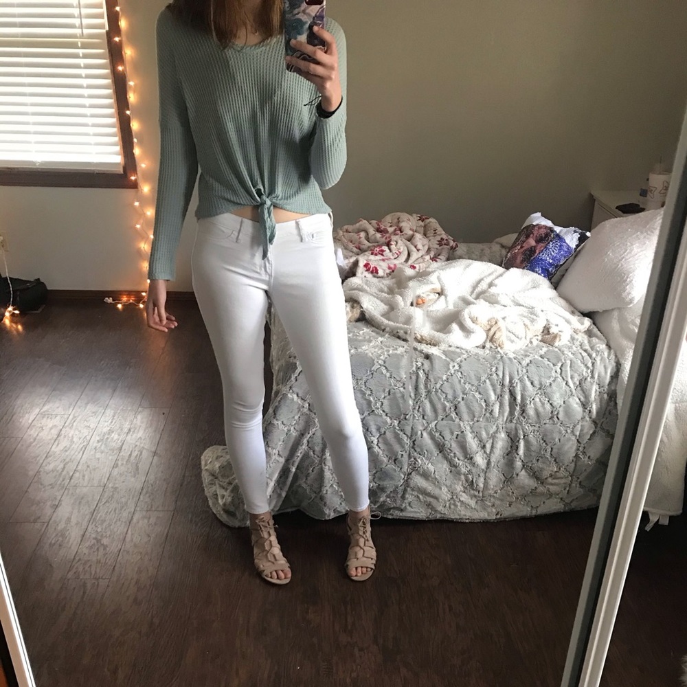 White jeans